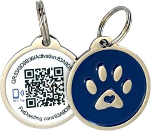 Pet Dwelling Premium NFC-QR Code Pet ID Tag