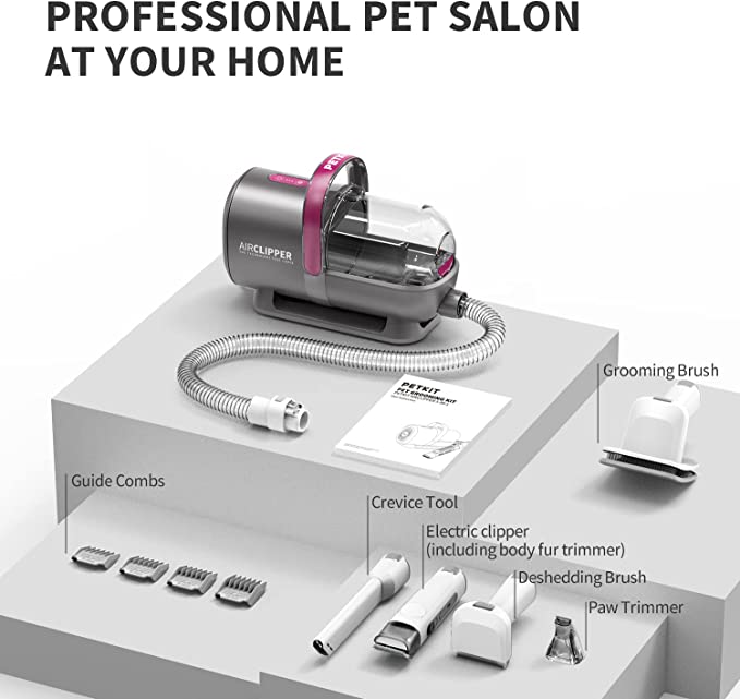 PETKIT Airclipper 5 in 1 Pet Grooming Vacuum