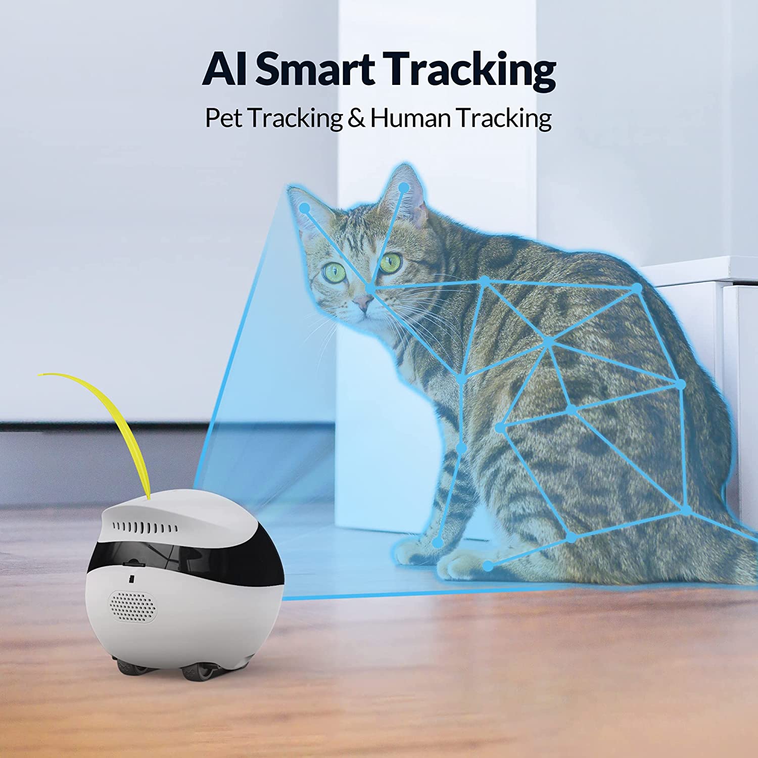 Enabot EBO Air Home Security Pet Camera AI technology