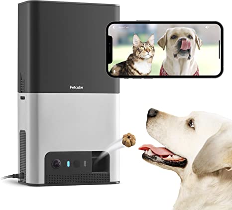 Petcube Bites 2 Wi-Fi Pet Camera with Treat Dispenser & Alexa