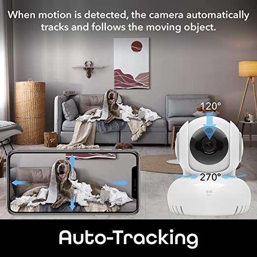 Geeni Sentinel 1080p Wireless Indoor Surveillance Camera autotracking