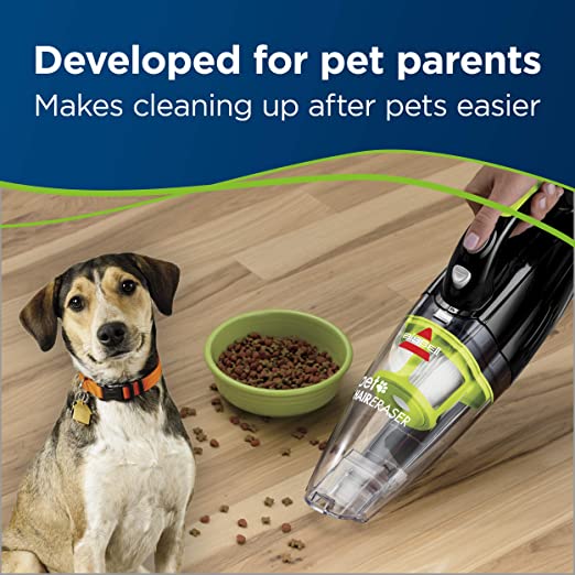 Bissell, 1782 Pet Hair Eraser Cordless Hand and Car Vacuum developed for pet parents