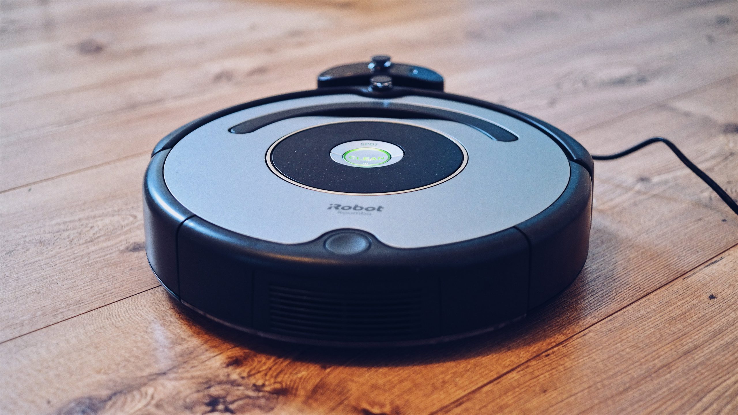 Robot vacuum cleaner on stand